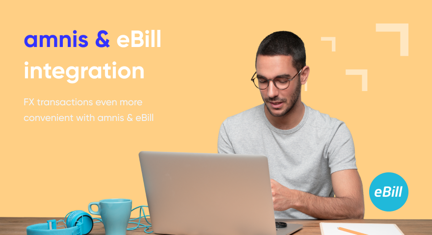 Foreign exchange transactions with ebill