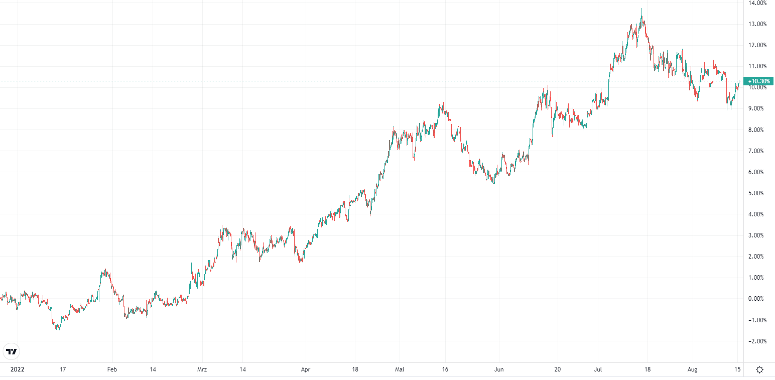 Die wichtigsten Währungen: USD Index Entwicklung 2022
