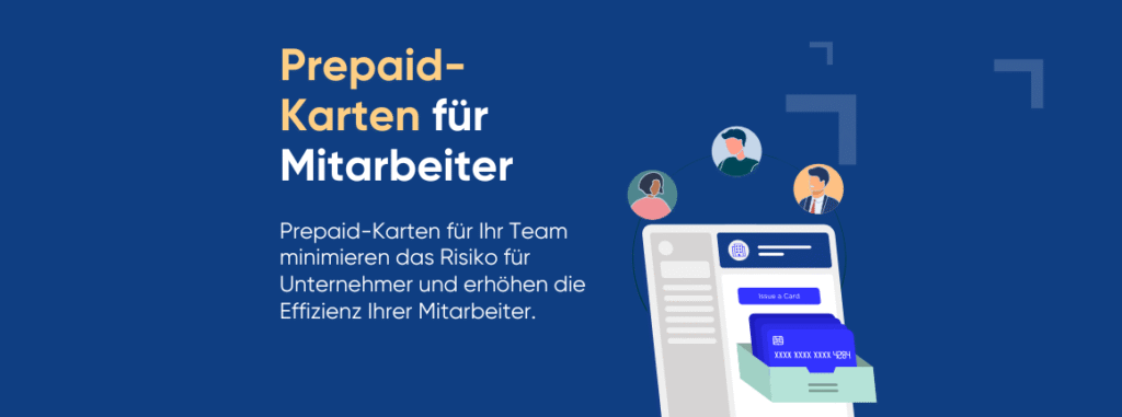 Prepaid Kreditkarte für Mitarbeiter
