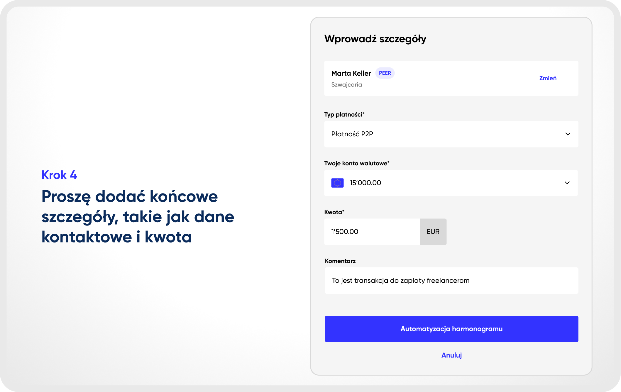 Zarządzanie gotówką na autopilocie - krok 4