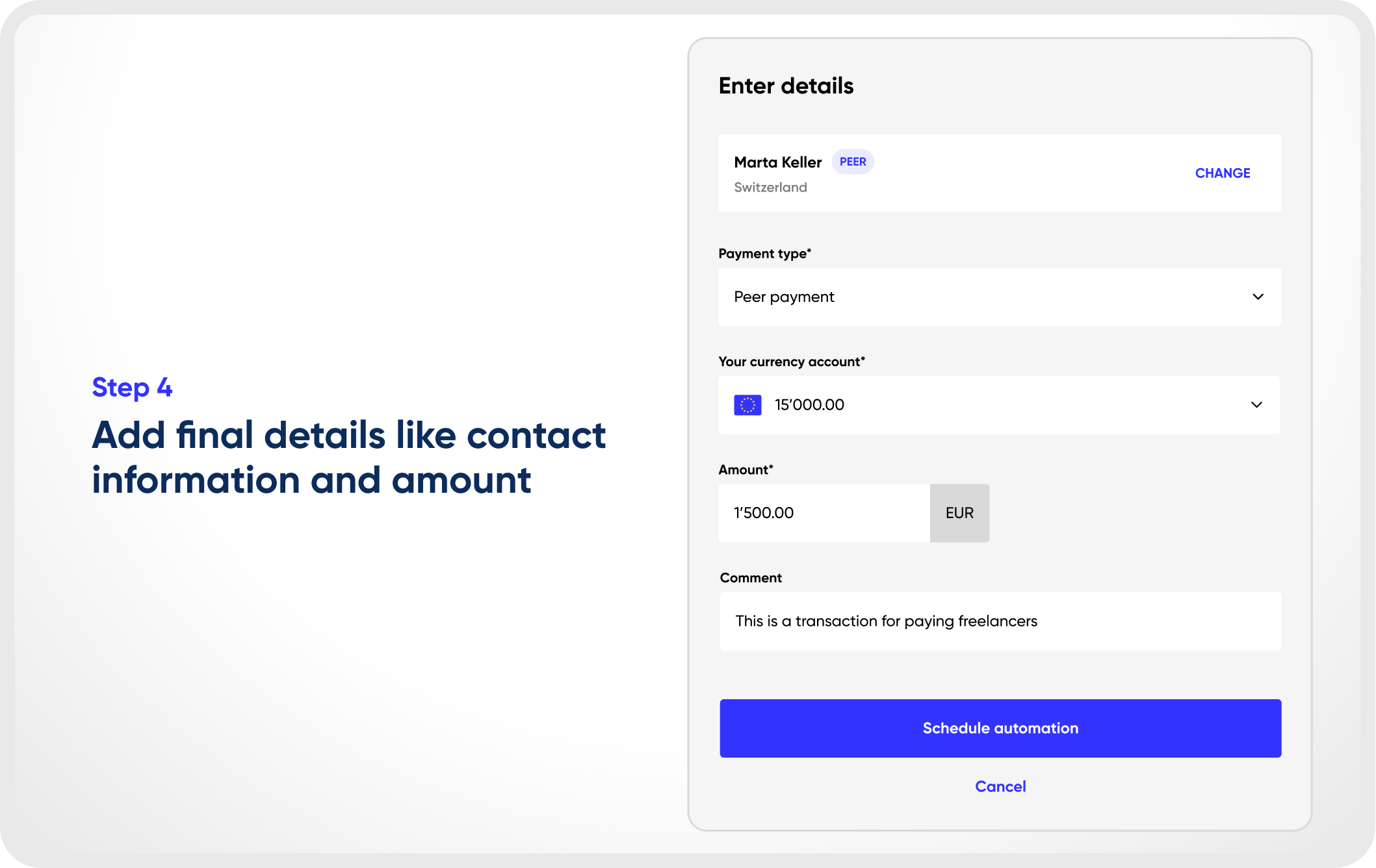 Cash Management Automations - Step 4